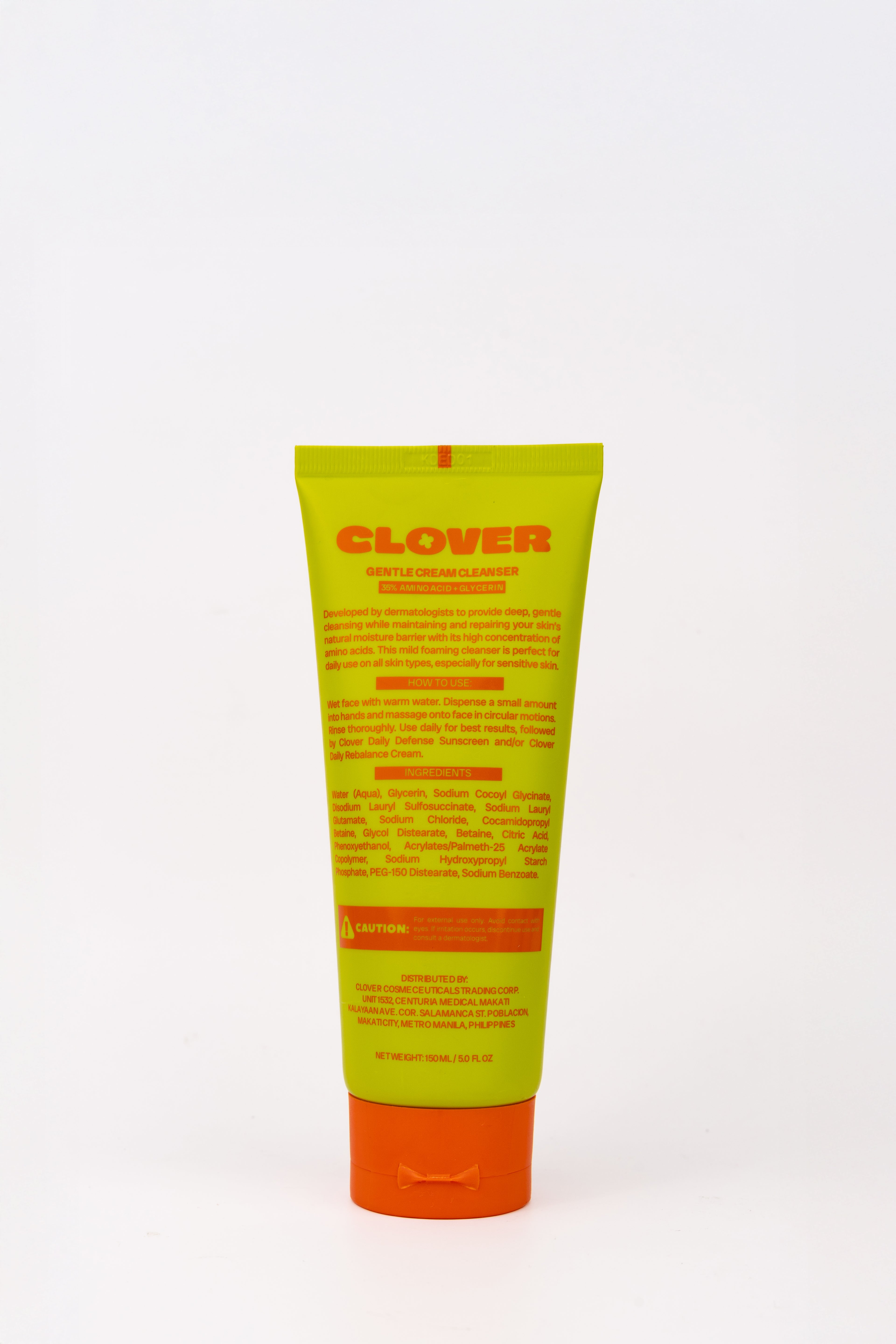 Clover Gentle Cream Cleanser (35% amino acid + glycerin) 150ml