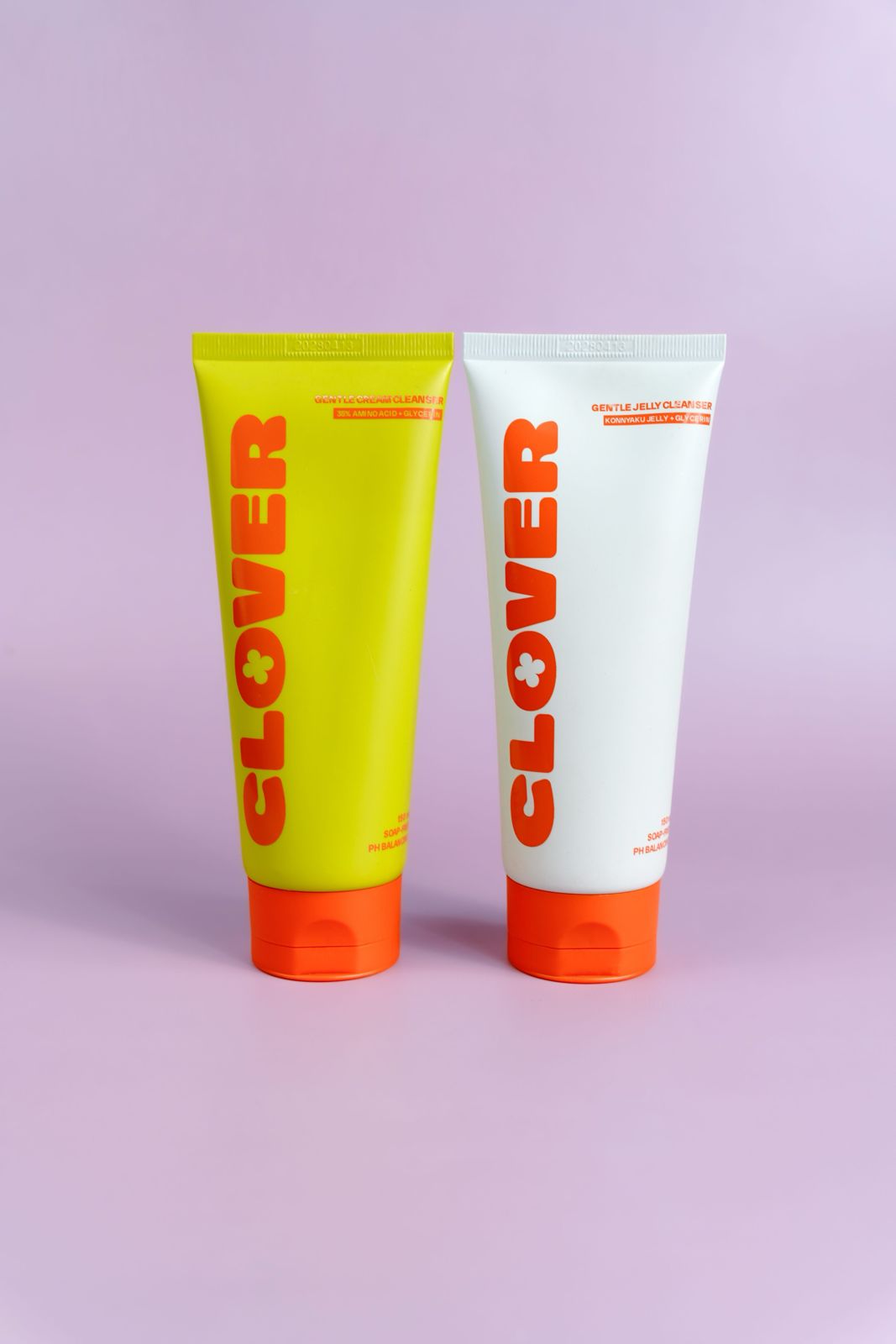 Clover Skincare Gentle Cleansing Duo (Gentle Jelly Cleanser 150ml + Gentle Cream Cleanser 150ml)